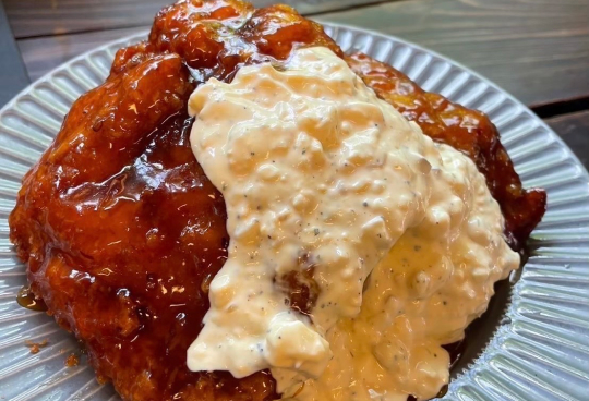 のうえんカフェ チキンカツ南蛮風定食