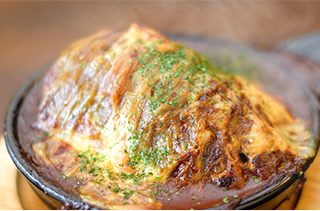 メディア紹介多数！のうえんカフェ ロールキャベツグラタン